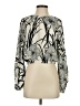 Sienna Sky 100% Polyester Gray Long Sleeve Blouse Size S - photo 1