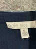 Pale Sky 100% Cotton Black Short Sleeve Blouse Size XL - photo 7