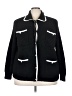 Lane Bryant 100% Polyester Black Cardigan Size 22 - 24 Plus - photo 1