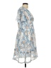 Shein Paisley Blue Casual Dress Size 12 - photo 4