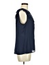 Elle 100% Polyester Blue Sleeveless Blouse Size M - photo 4