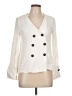 Zara TRF Ivory Long Sleeve Blouse Size L - photo 1