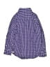 Crewcuts 100% Recycled Cotton Checkered-gingham Purple Long Sleeve Button-Down Shirt Size 6 - 7 - photo 2