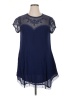 Indigo Thread Co. 100% Rayon Blue Casual Dress Size 1X - photo 1
