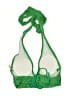 Unbranded Tropical Green Swimsuit Top Size S - photo 2