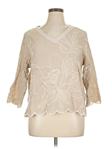 Alfred Dunner 3/4 Sleeve Blouse (view 1)