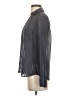 Express 100% Polyester Stripes Gray Long Sleeve Blouse Size XS - photo 5