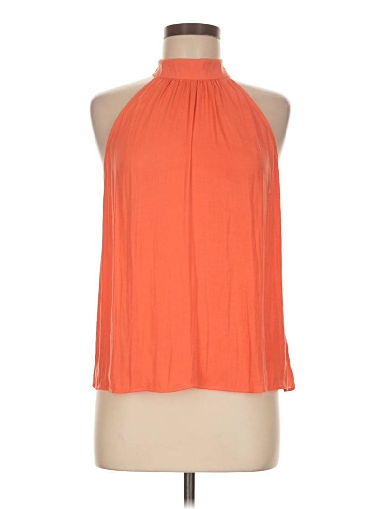 Pre-owned J By Joie Sleeveless Blouse In Orange