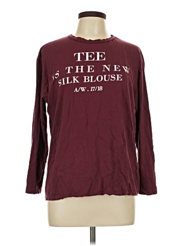 Zara W&B Collection Long Sleeve T-Shirt (view 1)