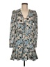 Veronica Beard 100% Silk Paisley Blue Casual Dress Size 8 - photo 1