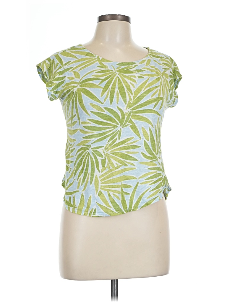 Pre-owned Sigrid Olsen Short Sleeve T-shirt In Green