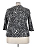 Marina Luna 100% Cotton Animal Print Black Pullover Sweater Size 3X - photo 2