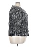 Marina Luna 100% Cotton Animal Print Black Pullover Sweater Size 3X - photo 4