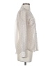 Express 100% Polyester Polka Dots Ivory Long Sleeve Blouse Size XS - photo 4