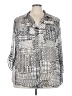 Sara Michelle Silver 3/4 Sleeve Blouse Size 3X - photo 1