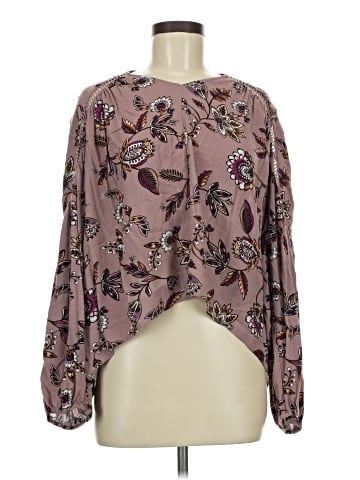 Melrose and Market Long Sleeve Blouse (view 1)