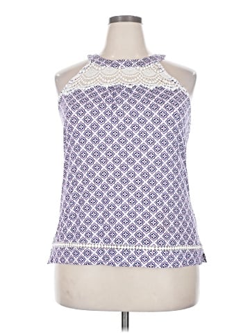 Skies Are Blue Sleeveless Blouse (view 1)