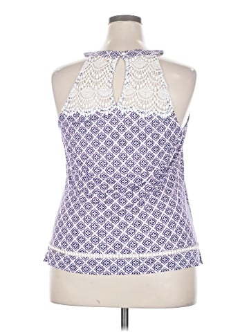 Skies Are Blue Sleeveless Blouse (view 2)