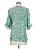 Well Worn 100% Polyester Green 3/4 Sleeve Blouse Size S - photo 2