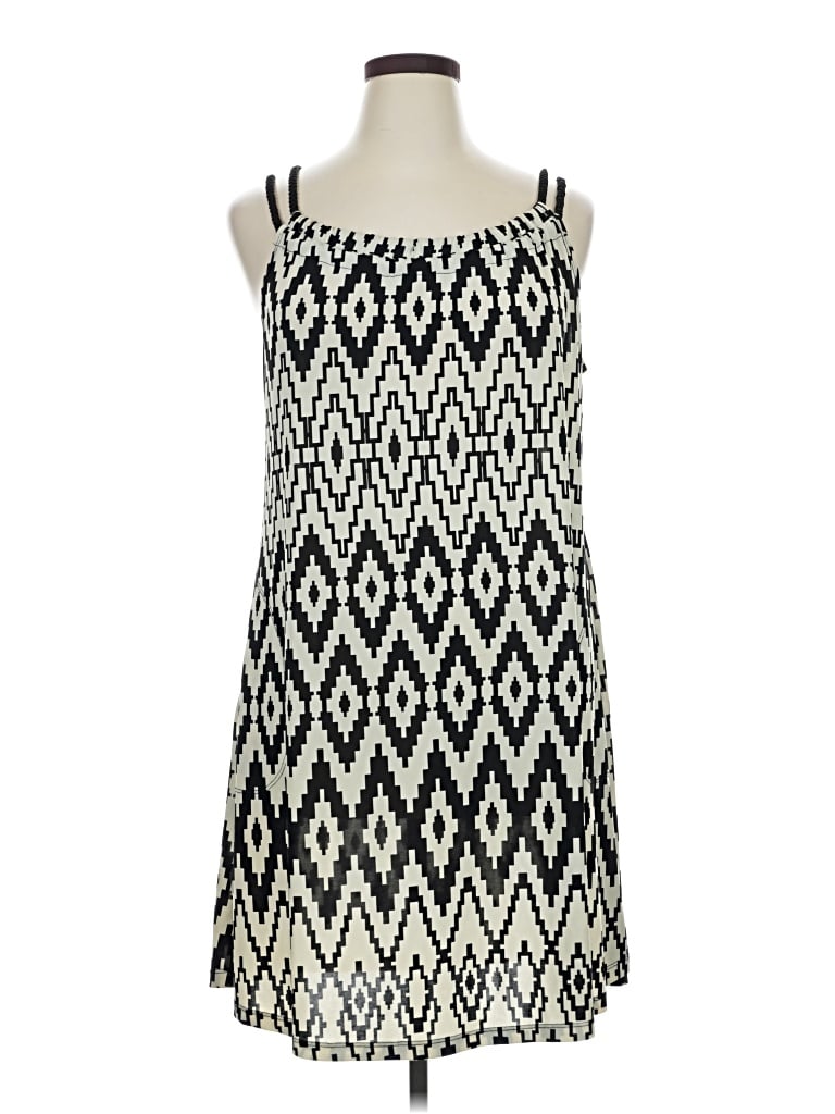 Pre-owned J Valdi Casual Dress In Black