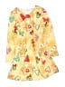 Unbranded 100% Polyester Print Yellow Dress Size 5 - 6 - photo 1