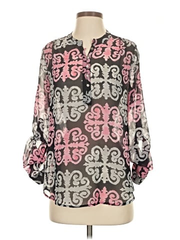 Banana Republic Milly Collection 3/4 Sleeve Blouse (view 1)
