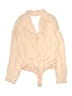 Unbranded 100% Polyester Tan Long Sleeve Blouse Size L - photo 1