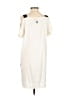 Cop. Copine 100% Elastane Graphic Ivory Casual Dress Size EU (FR) 36 / US 4 - photo 2