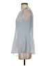BCBGeneration Blue Sleeveless Blouse Size XXS - photo 5