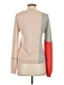 Allude Color Block Tan Pullover Sweater Size S - photo 2
