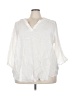 Torrid Ivory 3/4 Sleeve Blouse Size 4X Plus (4) - photo 1