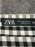 Zara Checkered-gingham Black Green Casual Skirt Size S - photo 3