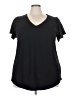 Torrid Black Short Sleeve Top Size 4X Plus (4) - photo 1