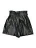 Zara Metallic Black Shorts Size S - photo 2