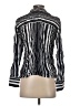 Club Monaco 100% Polyester Stripes Black Long Sleeve Blouse Size 2 - photo 2