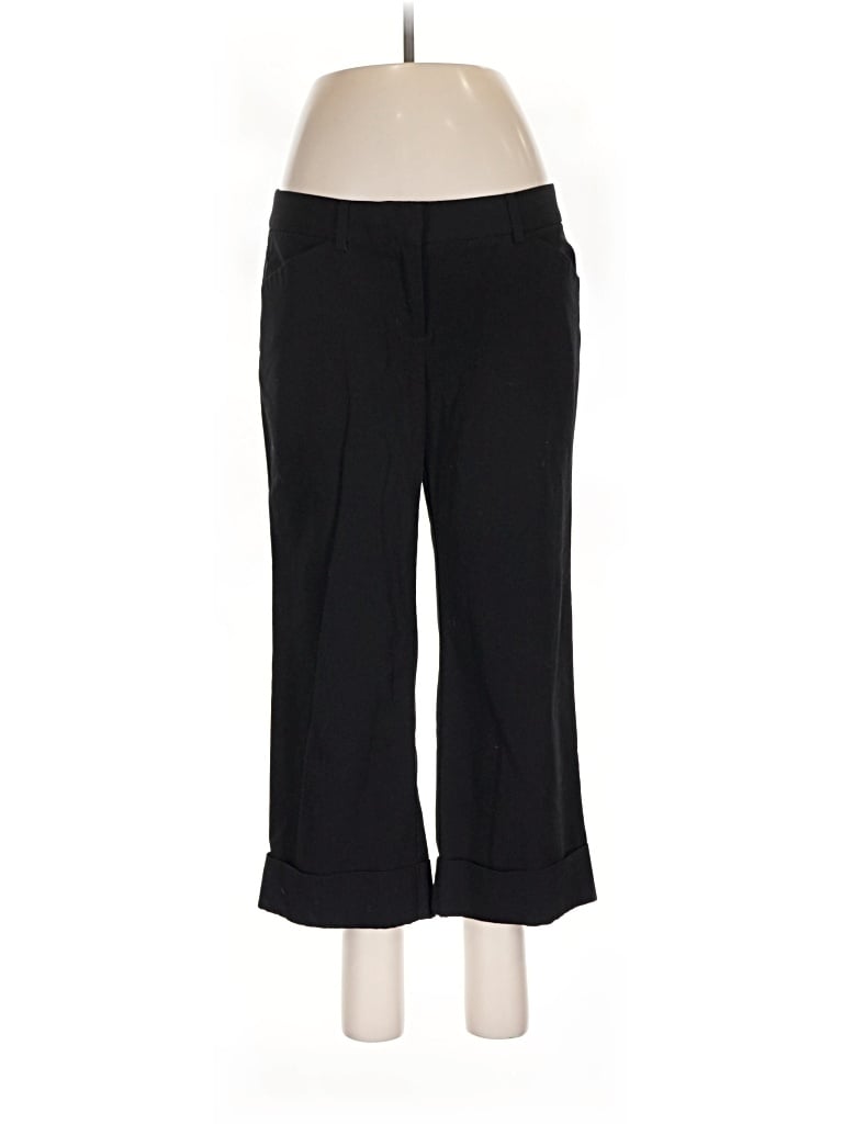 Pre-owned Daisy Fuentes Dress Pants In Black