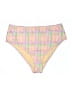 Vero Moda Plaid Yellow Swimsuit Bottoms Size L - photo 1