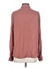 Lulus 100% Polyester Solid Burgundy Long Sleeve Blouse Size S - photo 2
