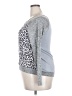 Kut from the Kloth 100% Rayon Animal Print Gray Pullover Sweater Size XL (petite) - photo 5