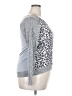 Kut from the Kloth 100% Rayon Animal Print Gray Pullover Sweater Size XL (petite) - photo 4