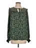 Max Studio 100% Polyester Green Long Sleeve Blouse Size S - photo 1