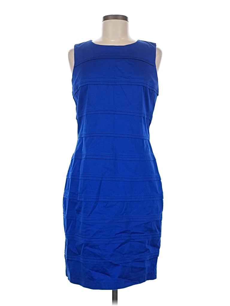 Pre-owned Calvin Klein Cocktail Dress In Blue