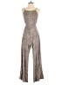Shop Neighbor Animal Print Silver Jumpsuit Size S - photo 1