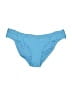Jessica Simpson Solid Blue Swimsuit Bottoms Size S - photo 1