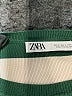 Zara Stripes Green Turtleneck Sweater Size S - photo 7