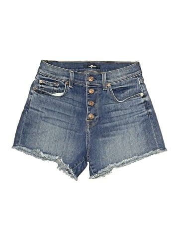 7 For All Mankind Denim Shorts (view 1)