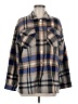 Unbranded 100% Polyester Plaid Blue Coat Size M - photo 1