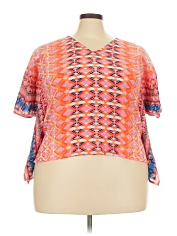 Tolani Short Sleeve Blouse (view 1)