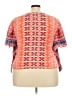 Tolani Orange Short Sleeve Blouse Size XXL (estimated) - photo 2