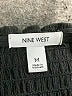 Nine West Solid Black Casual Dress Size M - photo 6